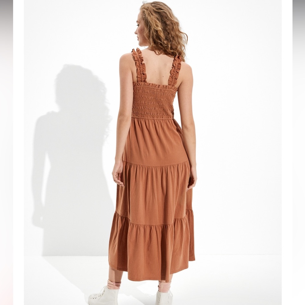 American Eagle outfitters smocked midi dress